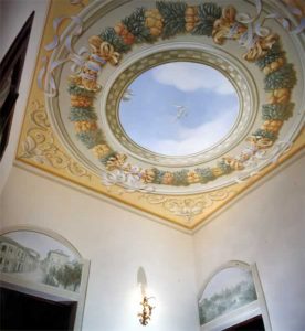 affresco soffitto - Villa San Marco, PISA