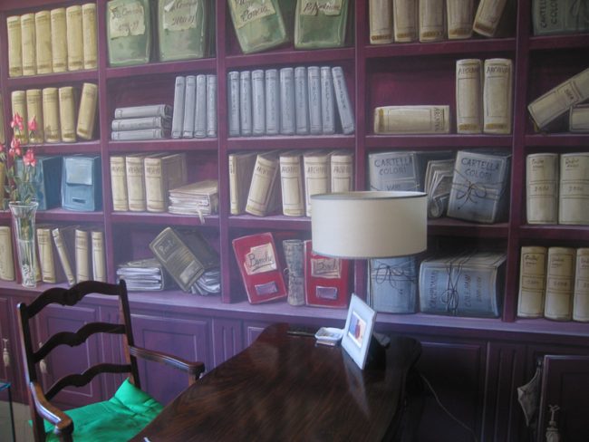 Trompe l'Oeils - Maurizio Magretti - finte librerie